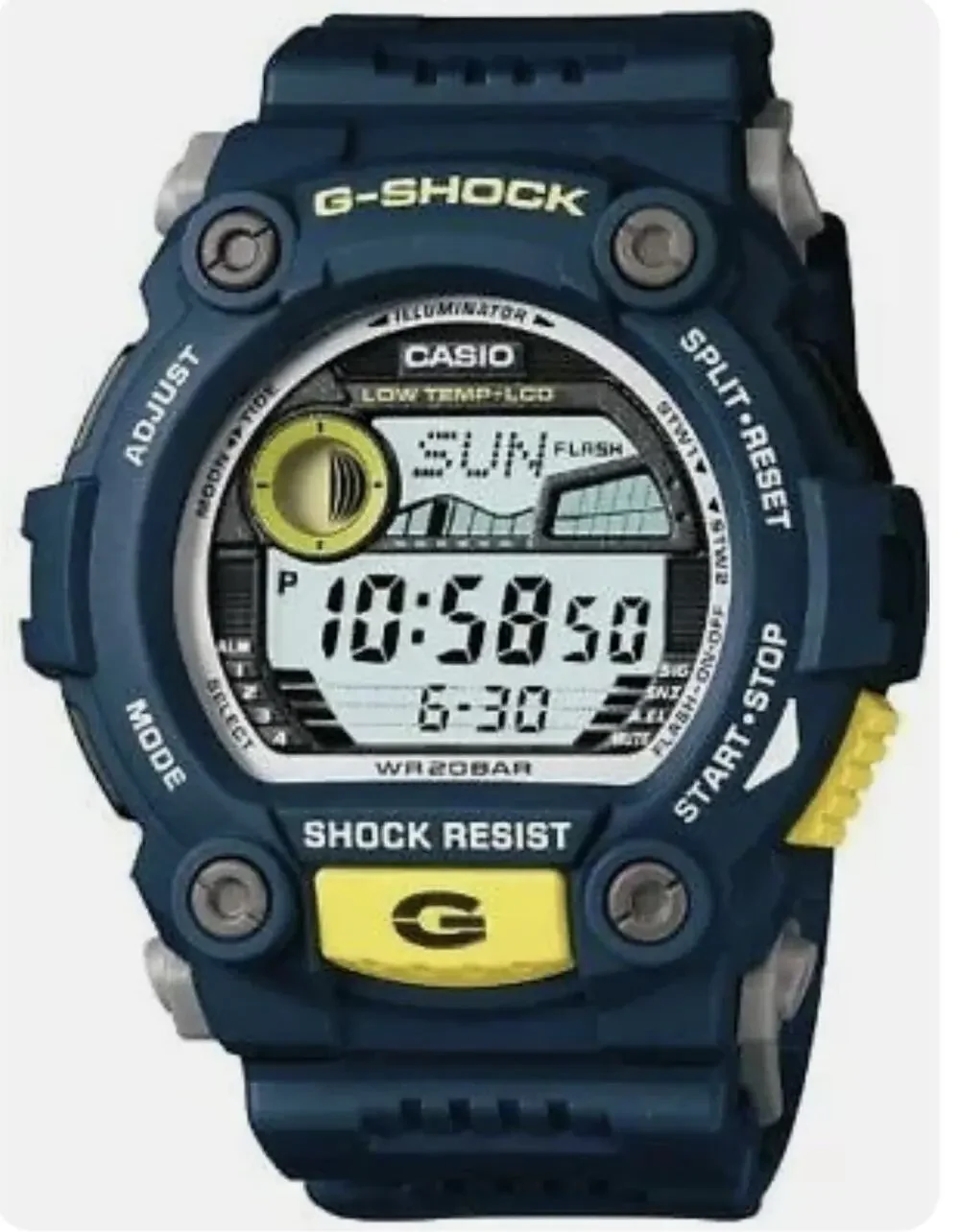 Casio G7900 G Shock Blue Resin Digital Dial Watch New Fast Shipping